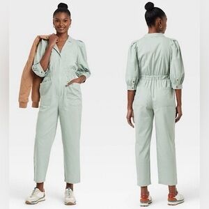 Universal Thread Light Green Jumpsuit